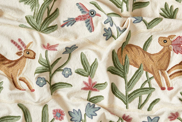 Introducing New Hand Embroidered Fabrics